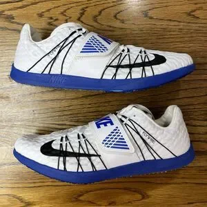 Nike | Shoes | Nike Triple Jump Elite White And Blue Spikes  display picture 3